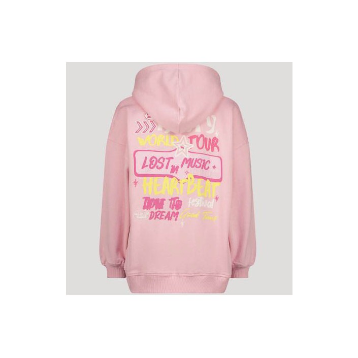 Vingino Nylah Hoodie shimmer pink | Freewear Nylah Hoodie - www.freewear.nl - Freewear