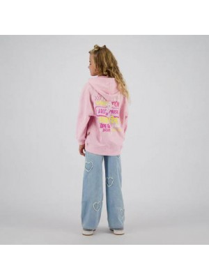 Vingino Nylah Hoodie shimmer pink | Freewear Nylah Hoodie - www.freewear.nl - Freewear