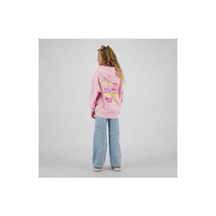 Vingino Nylah Hoodie shimmer pink | Freewear Nylah Hoodie - www.freewear.nl - Freewear