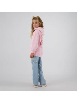 Vingino Nylah Hoodie shimmer pink | Freewear Nylah Hoodie - www.freewear.nl - Freewear