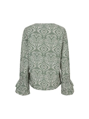 Lofty Manner Blouse Sofie lavender print | Freewear Blouse Sofie - www.freewear.nl - Freewear