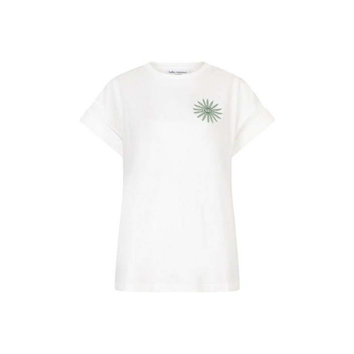 Lofty Manner T-shirt Lilou off white | Freewear T-shirt Lilou - www.freewear.nl - Freewear