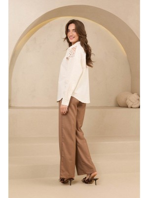 Lofty Manner Blouse Anissa white | Freewear Blouse Anissa - www.freewear.nl - Freewear