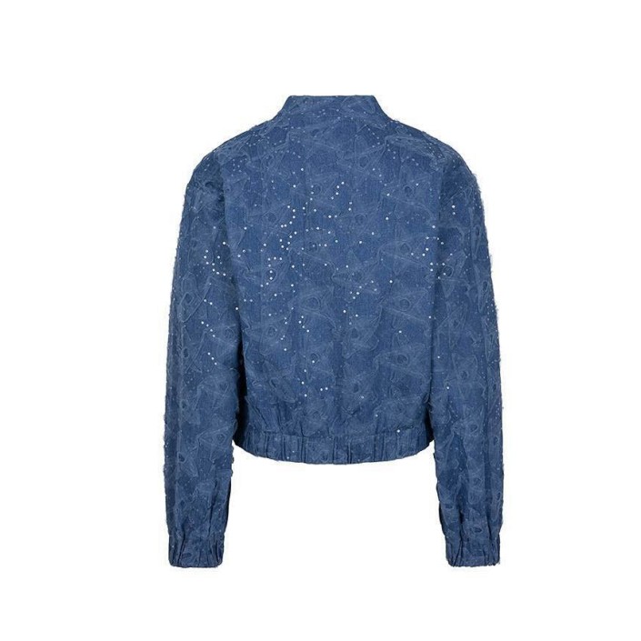 Lofty Manner Jacket Maha denim blue | Freewear Jacket Maha - www.freewear.nl - Freewear