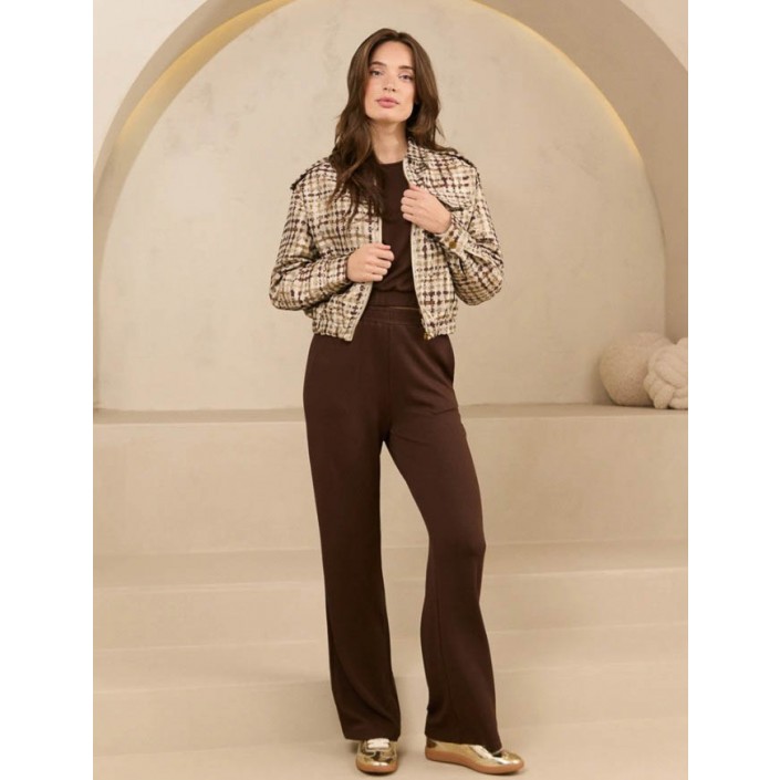 Lofty Manner Jacket Noor dark brown | Freewear Jacket Noor - www.freewear.nl - Freewear