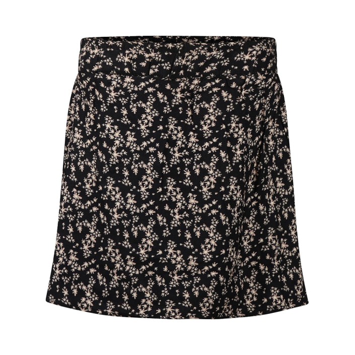 No Way Monday Ki Skirt bloemetje black | Freewear Ki Skirt bloemetje - www.freewear.nl - Freewear