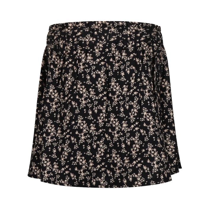 No Way Monday Ki Skirt bloemetje black | Freewear Ki Skirt bloemetje - www.freewear.nl - Freewear