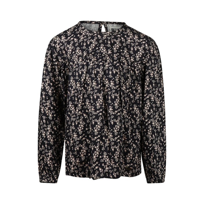 No Way Monday Ki Blouse ls bloemetje black | Freewear Ki Blouse ls bloemetje - www.freewear.nl - Freewear