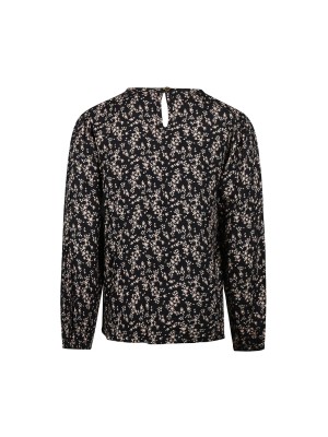 No Way Monday Ki Blouse ls bloemetje black | Freewear Ki Blouse ls bloemetje - www.freewear.nl - Freewear