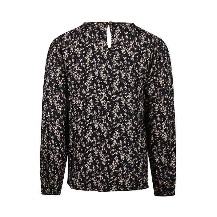 No Way Monday Ki Blouse ls bloemetje black | Freewear Ki Blouse ls bloemetje - www.freewear.nl - Freewear