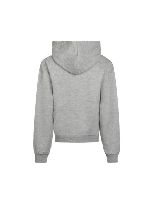 No Way Monday Ki Sweater with hood mid grey | Freewear Ki Sweater with hood - www.freewear.nl - Freewear