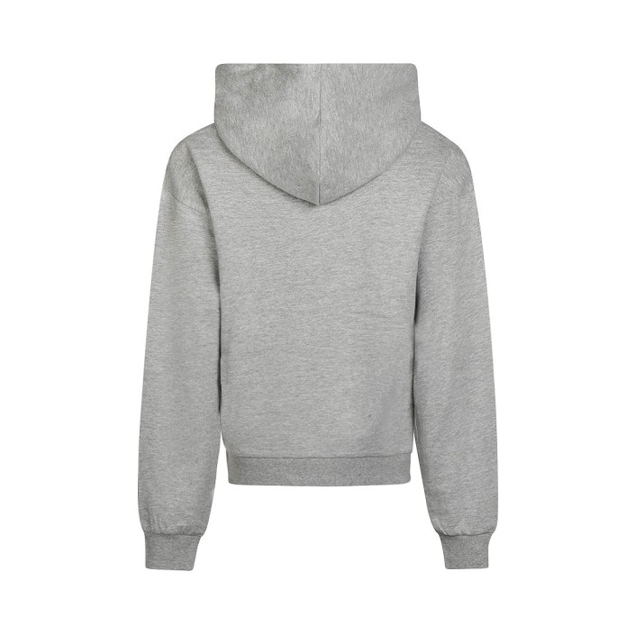 No Way Monday Ki Sweater with hood mid grey | Freewear Ki Sweater with hood - www.freewear.nl - Freewear