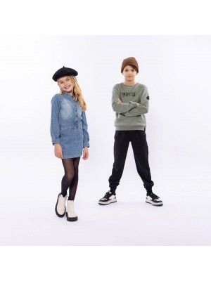 No Way Monday Ki Sweater faded green | Freewear Ki Sweater - www.freewear.nl - Freewear
