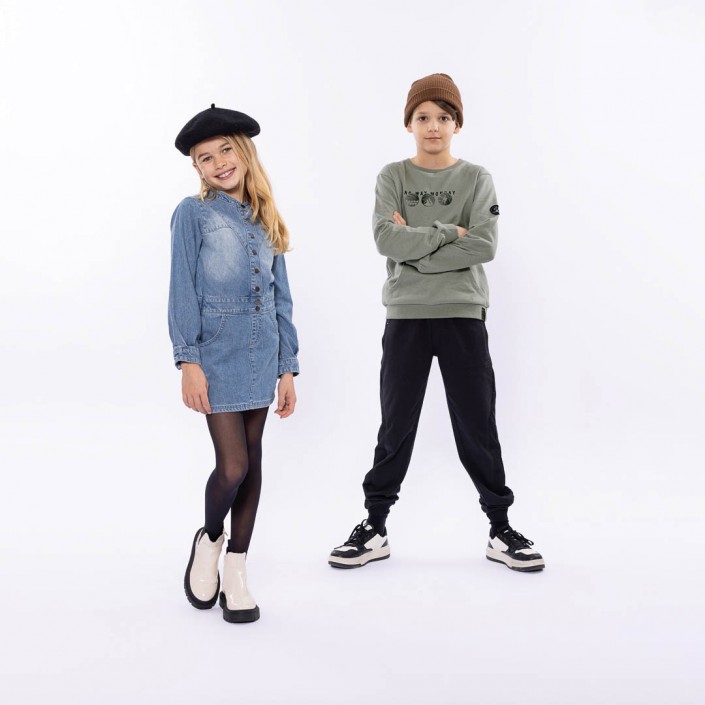 No Way Monday Ki Sweater faded green | Freewear Ki Sweater - www.freewear.nl - Freewear