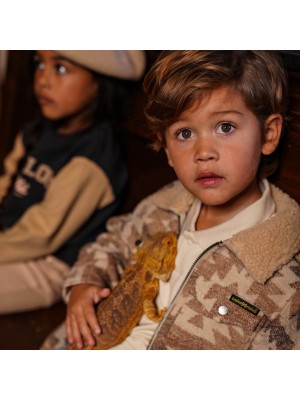 Koko Noko Ki Shirt print ls beige | Freewear Ki Shirt print ls - www.freewear.nl - Freewear
