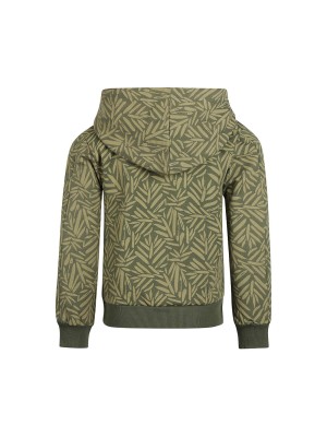 Koko Noko Ki Sweater with hood army green | Freewear Ki Sweater with hood - www.freewear.nl - Freewear