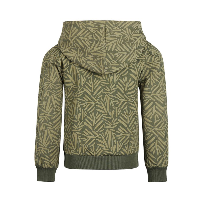 Koko Noko Ki Sweater with hood army green | Freewear Ki Sweater with hood - www.freewear.nl - Freewear