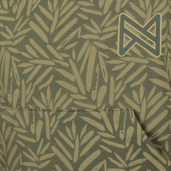 Koko Noko Ki Sweater with hood army green | Freewear Ki Sweater with hood - www.freewear.nl - Freewear