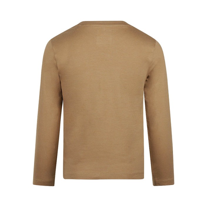 Koko Noko Ki T-shirt ls dark sand | Freewear Ki T-shirt ls - www.freewear.nl - Freewear