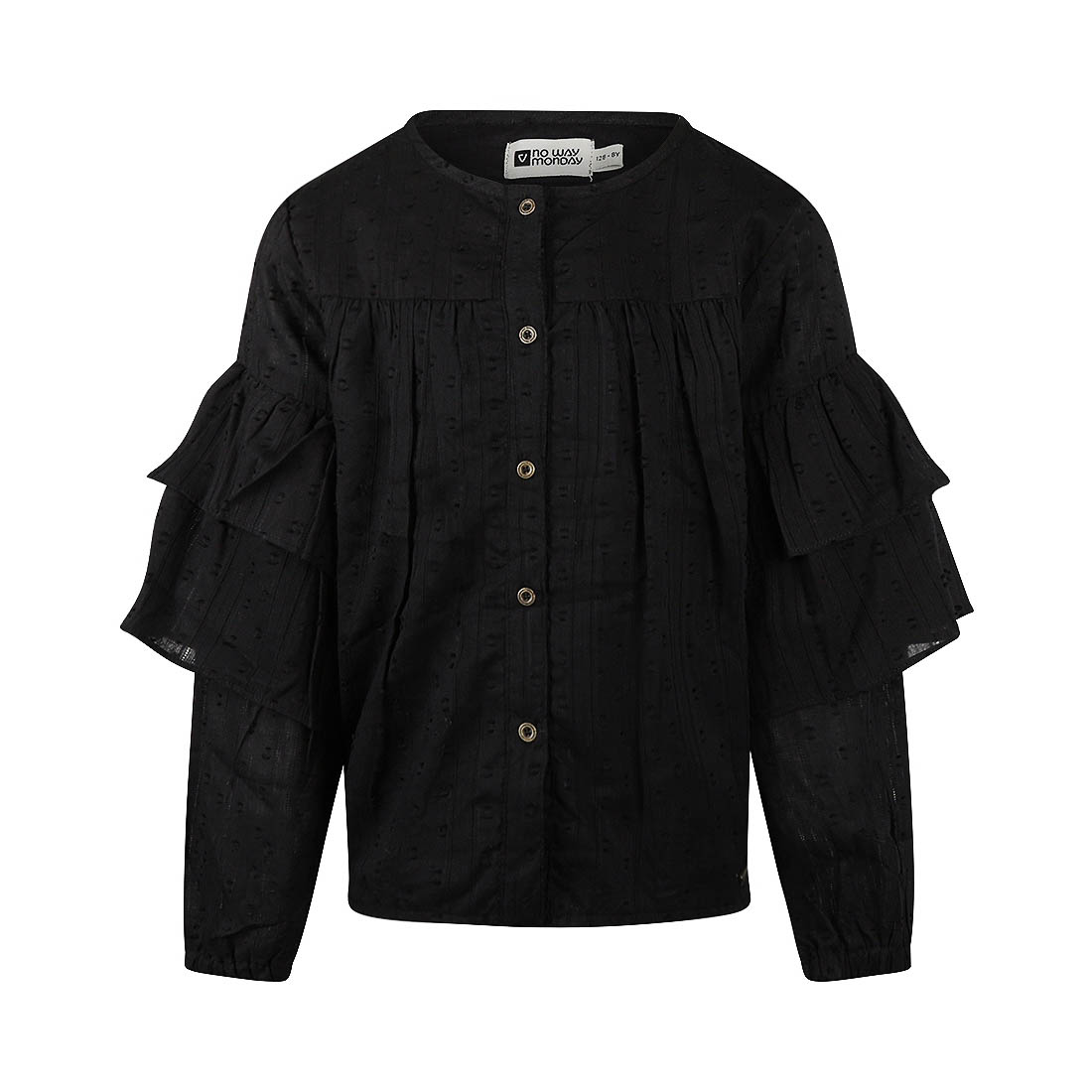 No Way Monday Ki Blouse Ls