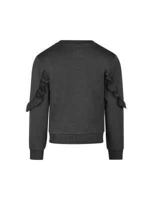 Koko Noko Ki Sweater crewneck faded black | Freewear Ki Sweater crewneck - www.freewear.nl - Freewear
