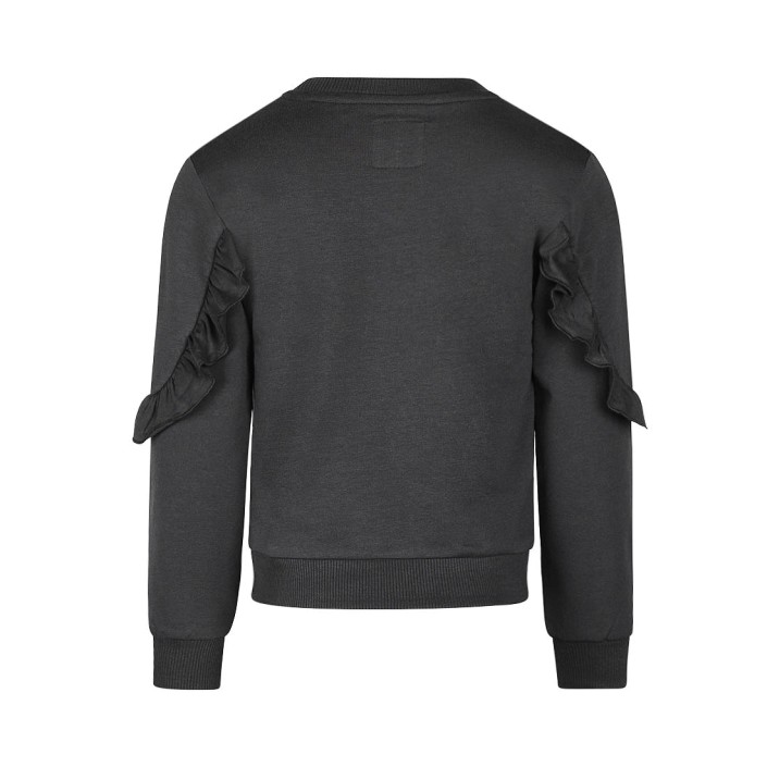 Koko Noko Ki Sweater crewneck faded black | Freewear Ki Sweater crewneck - www.freewear.nl - Freewear