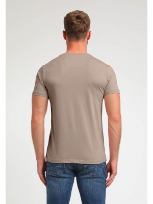 Gabbiano T-shirt Baze taupe | Freewear T-shirt Baze - www.freewear.nl - Freewear