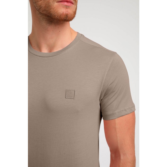 Gabbiano T-shirt Baze taupe | Freewear T-shirt Baze - www.freewear.nl - Freewear