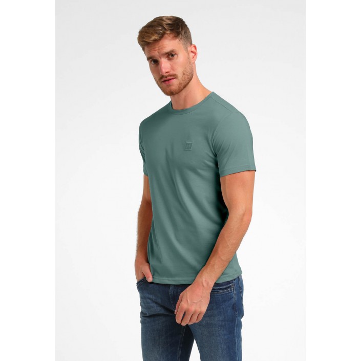 Gabbiano T-shirt Premium Seasonal Teal Blue | Freewear T-shirt Premium Seasonal - www.freewear.nl - Freewear