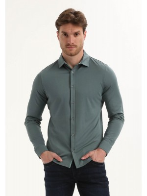 Gabbiano Premium Overhemd Teal Blue | Freewear Premium Overhemd - www.freewear.nl - Freewear
