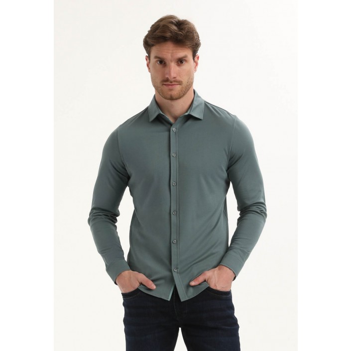Gabbiano Premium Overhemd Teal Blue | Freewear Premium Overhemd - www.freewear.nl - Freewear