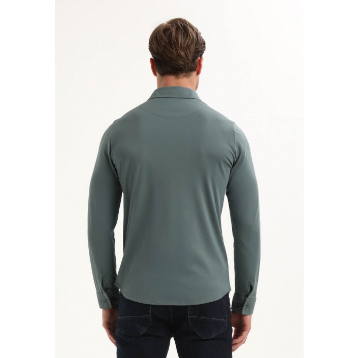 Gabbiano Premium Overhemd Teal Blue | Freewear Premium Overhemd - www.freewear.nl - Freewear
