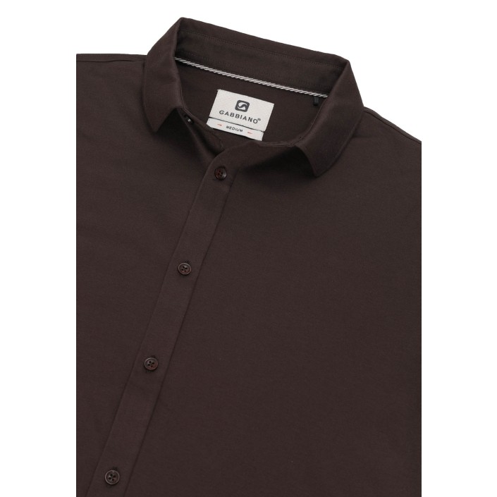 Gabbiano Premium Overhemd Oak Brown | Freewear Premium Overhemd - www.freewear.nl - Freewear