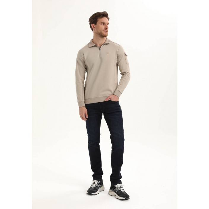 Gabbiano Sweaters taupe | Freewear Sweaters - www.freewear.nl - Freewear