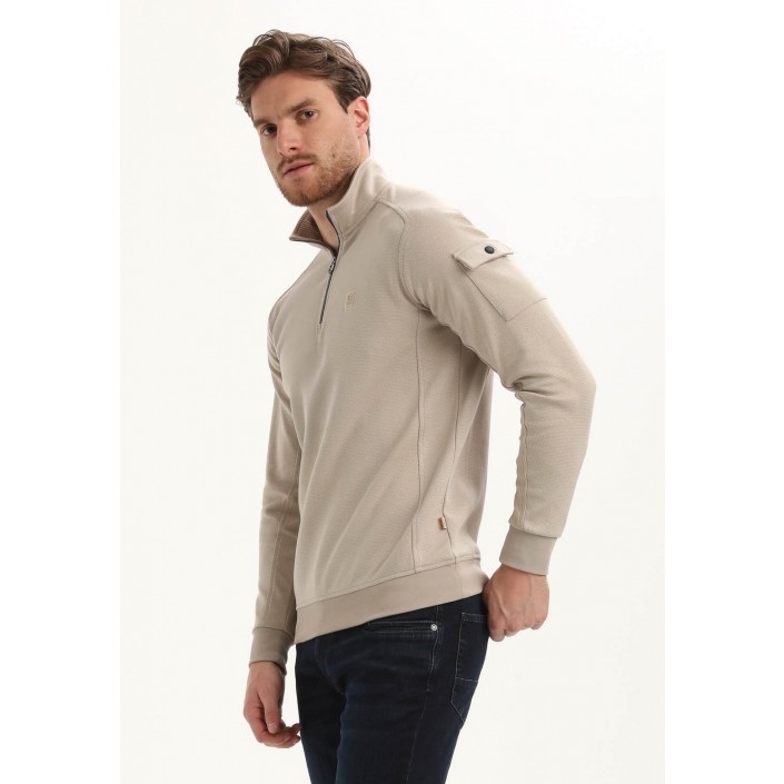 Gabbiano Sweaters taupe | Freewear Sweaters - www.freewear.nl - Freewear