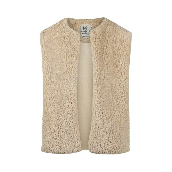 Koko Noko Ki Waistcoat off white | Freewear Ki Waistcoat - www.freewear.nl - Freewear
