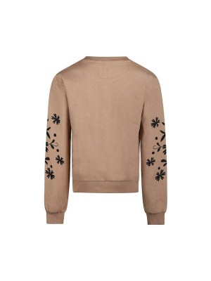 No Way Monday Ki Sweater taupe | Freewear Ki Sweater - www.freewear.nl - Freewear