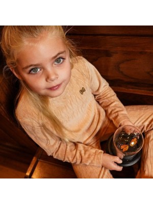 Koko Noko Ki T-shirt ls caramel brown | Freewear Ki T-shirt ls - www.freewear.nl - Freewear