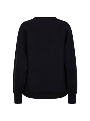 Lofty Manner Sweater Zita black | Freewear Sweater Zita - www.freewear.nl - Freewear