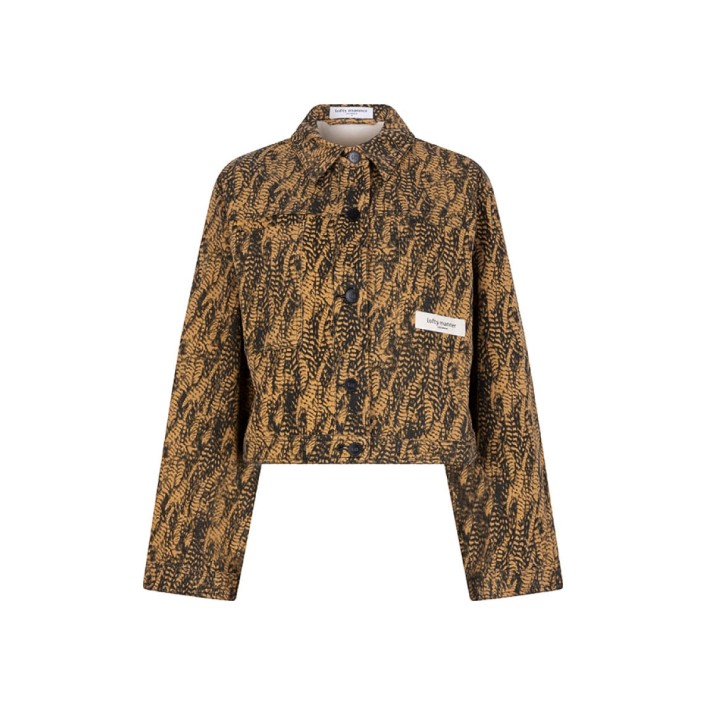 Lofty Manner Jacket Maria feathers print | Freewear Jacket Maria - www.freewear.nl - Freewear