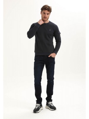 Gabbiano Sweater Gabbiano navy | Freewear Sweater Gabbiano - www.freewear.nl - Freewear