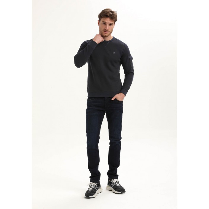 Gabbiano Sweater Gabbiano navy | Freewear Sweater Gabbiano - www.freewear.nl - Freewear