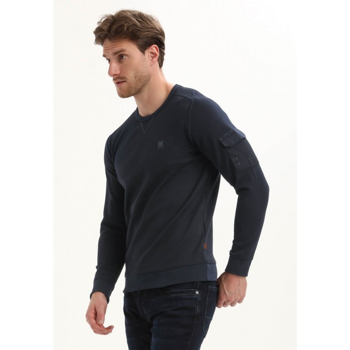 Gabbiano Sweater Gabbiano navy | Freewear Sweater Gabbiano - www.freewear.nl - Freewear