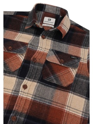 Gabbiano Overhemd ls geruit clay | Freewear Overhemd ls geruit - www.freewear.nl - Freewear