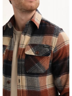 Gabbiano Overhemd ls geruit clay | Freewear Overhemd ls geruit - www.freewear.nl - Freewear
