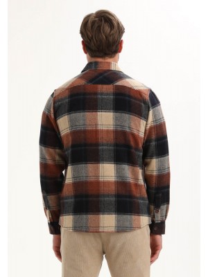 Gabbiano Overhemd ls geruit clay | Freewear Overhemd ls geruit - www.freewear.nl - Freewear