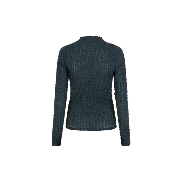 Lofty Manner Top Leona petrol green | Freewear Top Leona - www.freewear.nl - Freewear