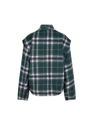 Lofty Manner Jacket River ruit petrol green | Freewear Jacket River ruit - www.freewear.nl - Freewear