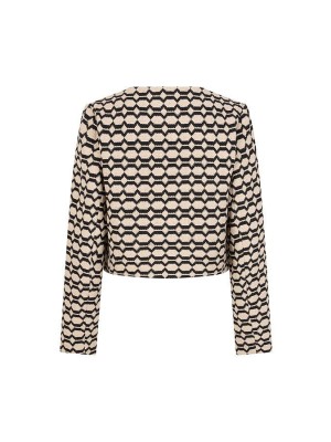 Lofty Manner Jacket Cleo black/white | Freewear Jacket Cleo - www.freewear.nl - Freewear