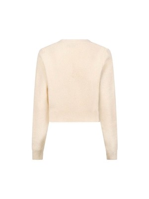 Lofty Manner Cardigen Jada off white | Freewear Cardigen Jada - www.freewear.nl - Freewear